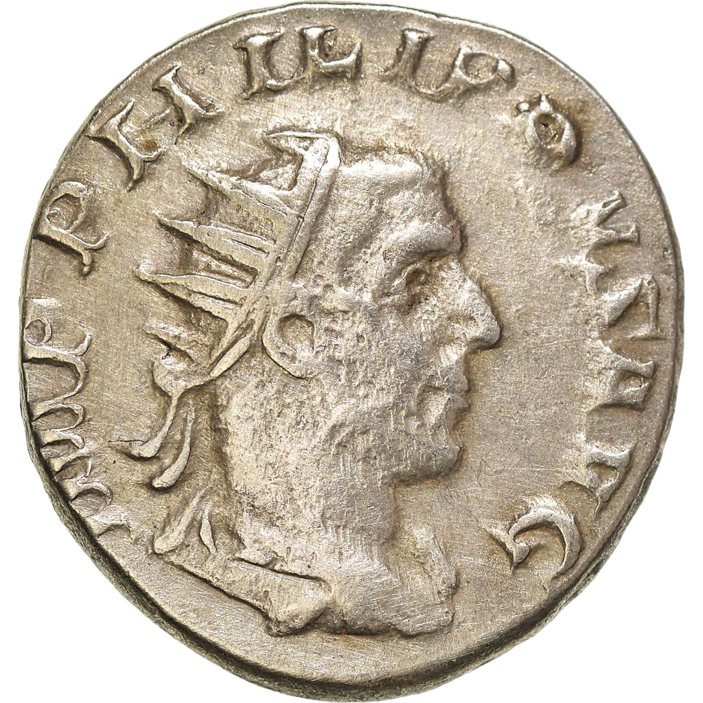 Coin, Philip I, Antoninianus, 249, Roma, EF(40-45), Billon, RIC:24c