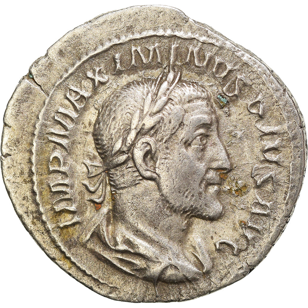 Coin, Maximinus I Thrax, Denarius, 236-237, Rome, AU(50-53), Silver, RIC:12
