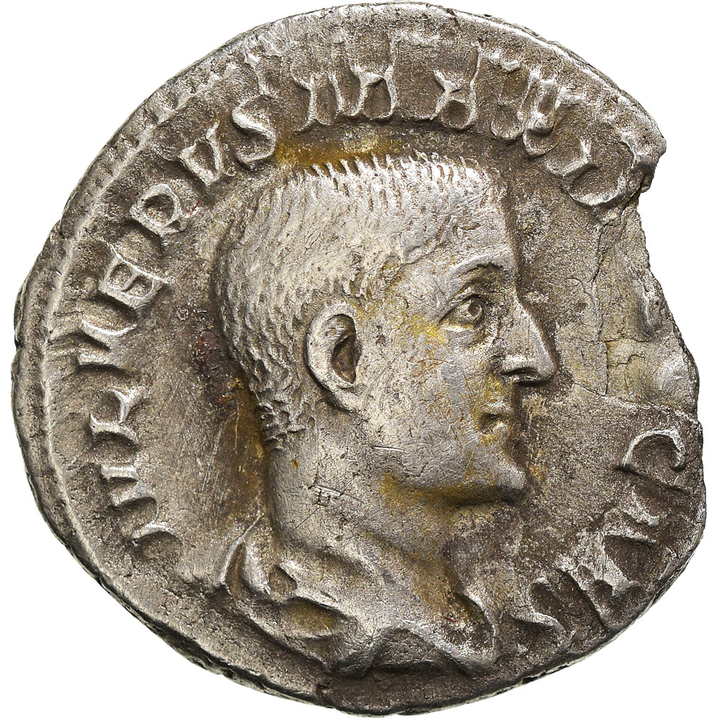 Moneta, Maximus Caesar, Denarius, 236-238, Rome, VF(30-35), Srebro, RIC:1