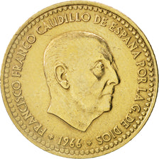 Monnaie, Espagne, Francisco Franco, caudillo, Peseta, 1966, TTB+