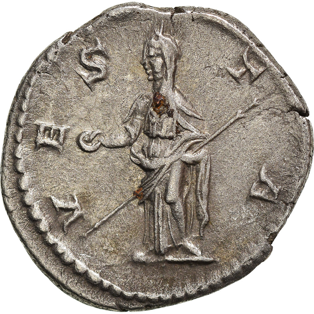 Coin, Julia Mamaea, Denarius, 227, Rome, AU(50-53), Silver, RIC:362