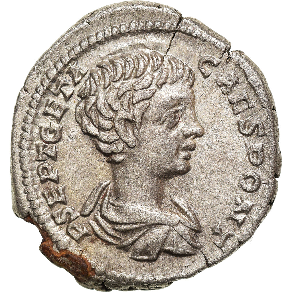 Moneta, Geta, Denarius, 200, Rome, BB+, Argento, RIC:18