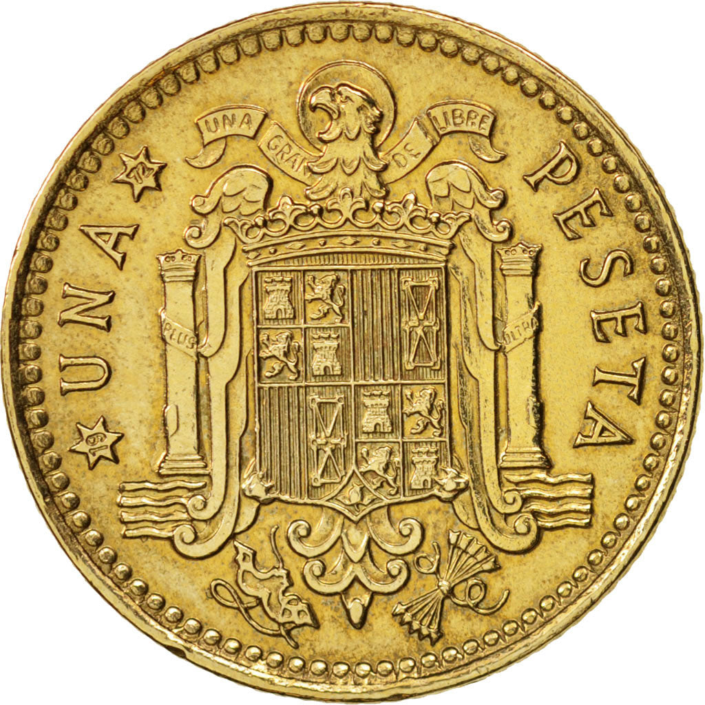 Spagna, Francisco Franco, caudillo, Peseta, 1966, SPL-, Alluminio-bronzo, KM:796
