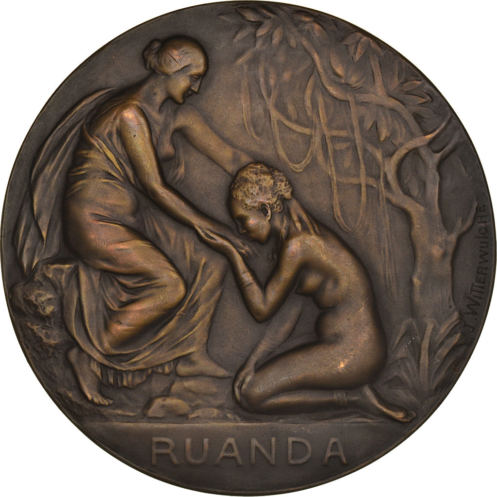 Belgisch-Kongo, Medaille, Ruanda, Campagnes de la Force Publique en 1914-1918