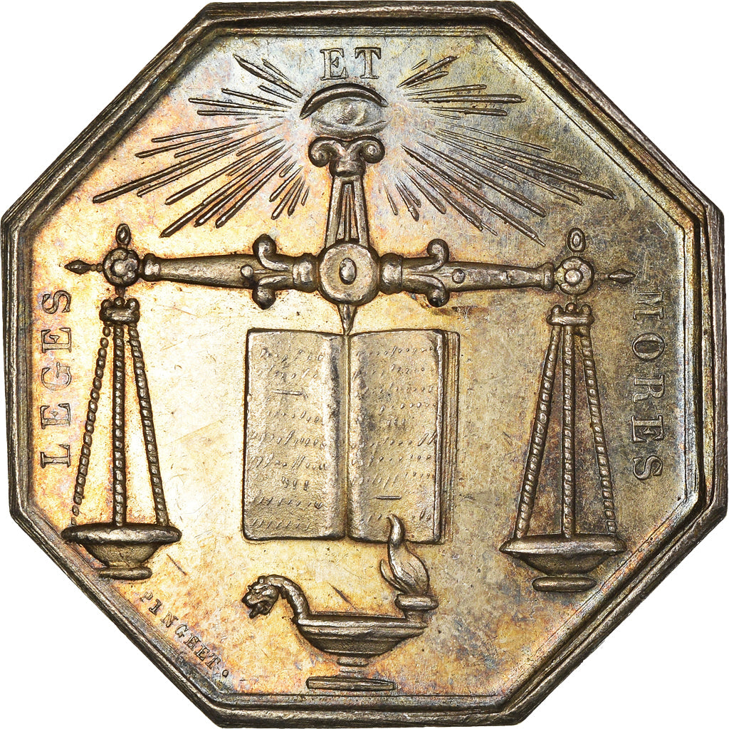 France, Jeton, Notaires de l'Arrondissement de Nogent-sur-Seine, Pingret, SUP+