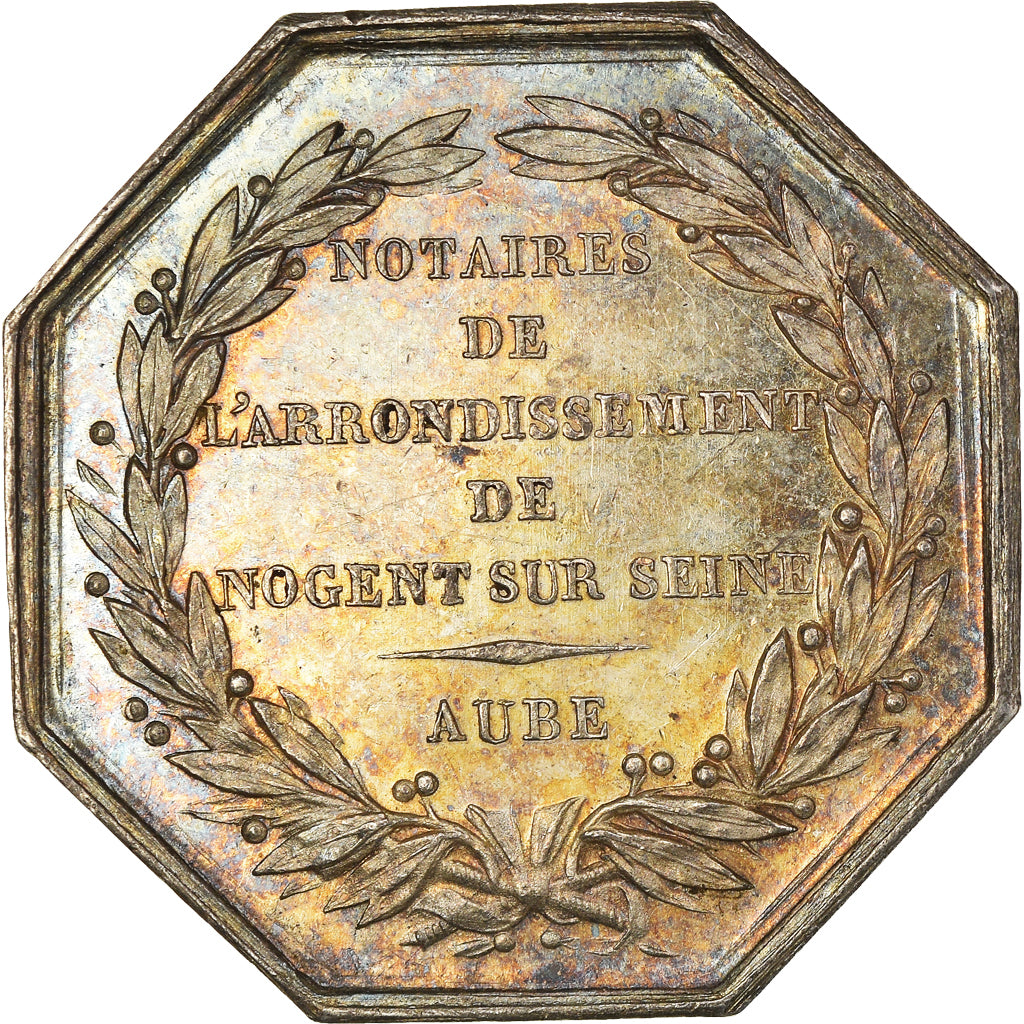 France, Jeton, Notaires de l'Arrondissement de Nogent-sur-Seine, Pingret, SUP+