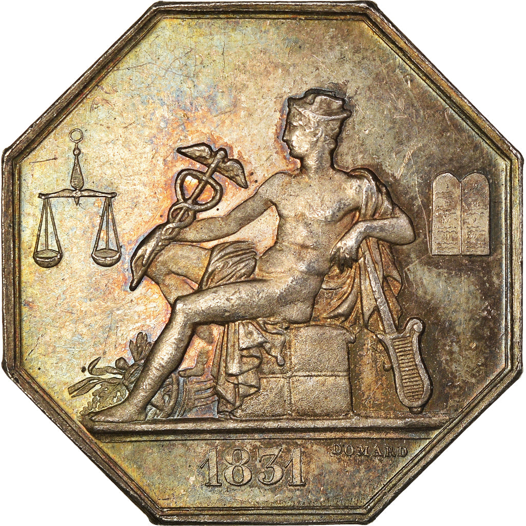 Francja, Token, Commissaires experts du gouvernement, 1831, Domard, AU(55-58)