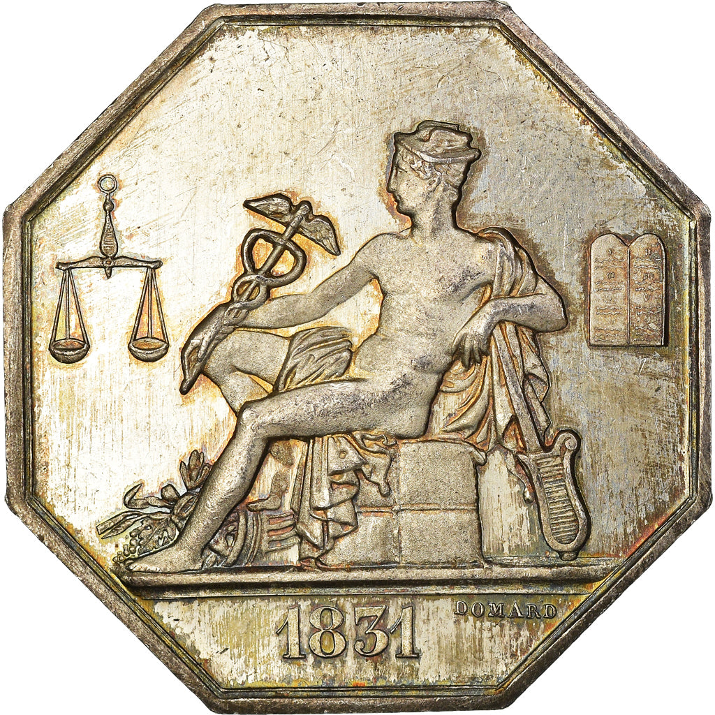 Francia, Token, Commissaires experts du gouvernement, 1831, Domard, EBC, Plata