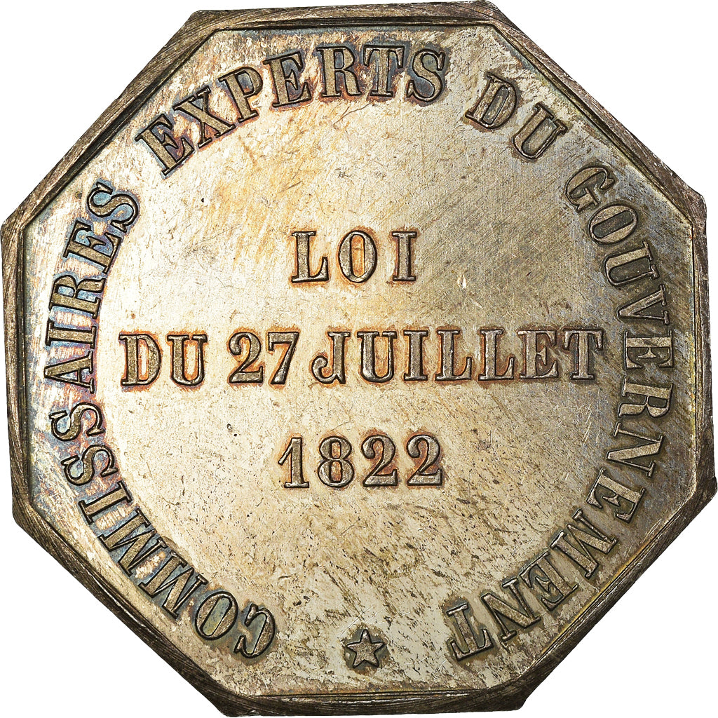 Francia, Token, Commissaires experts du gouvernement, 1831, Domard, EBC, Plata