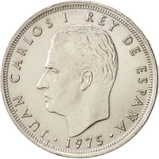 Espagne, Juan Carlos I, 25 Pesetas, 1975, SUP+, Copper-nickel, KM:808