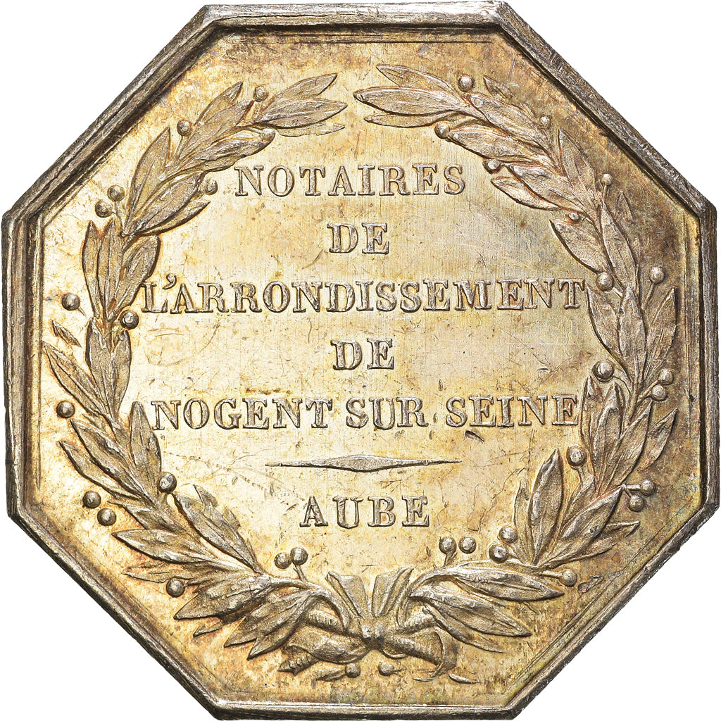 France, Token, Notaires de l'Arrondissement de Nogent-sur-Seine, Pingret