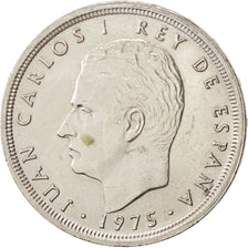 Spanien, Juan Carlos I, 50 Pesetas, 1975, AU(50-53), Copper-nickel, KM:809