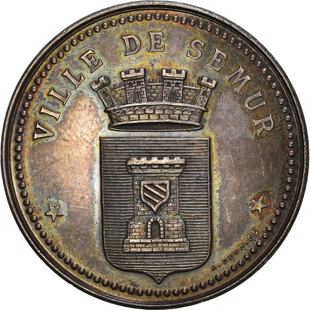 France, Médaille, Caisse d'Epargne de Semur, Desaide, SUP, Argent