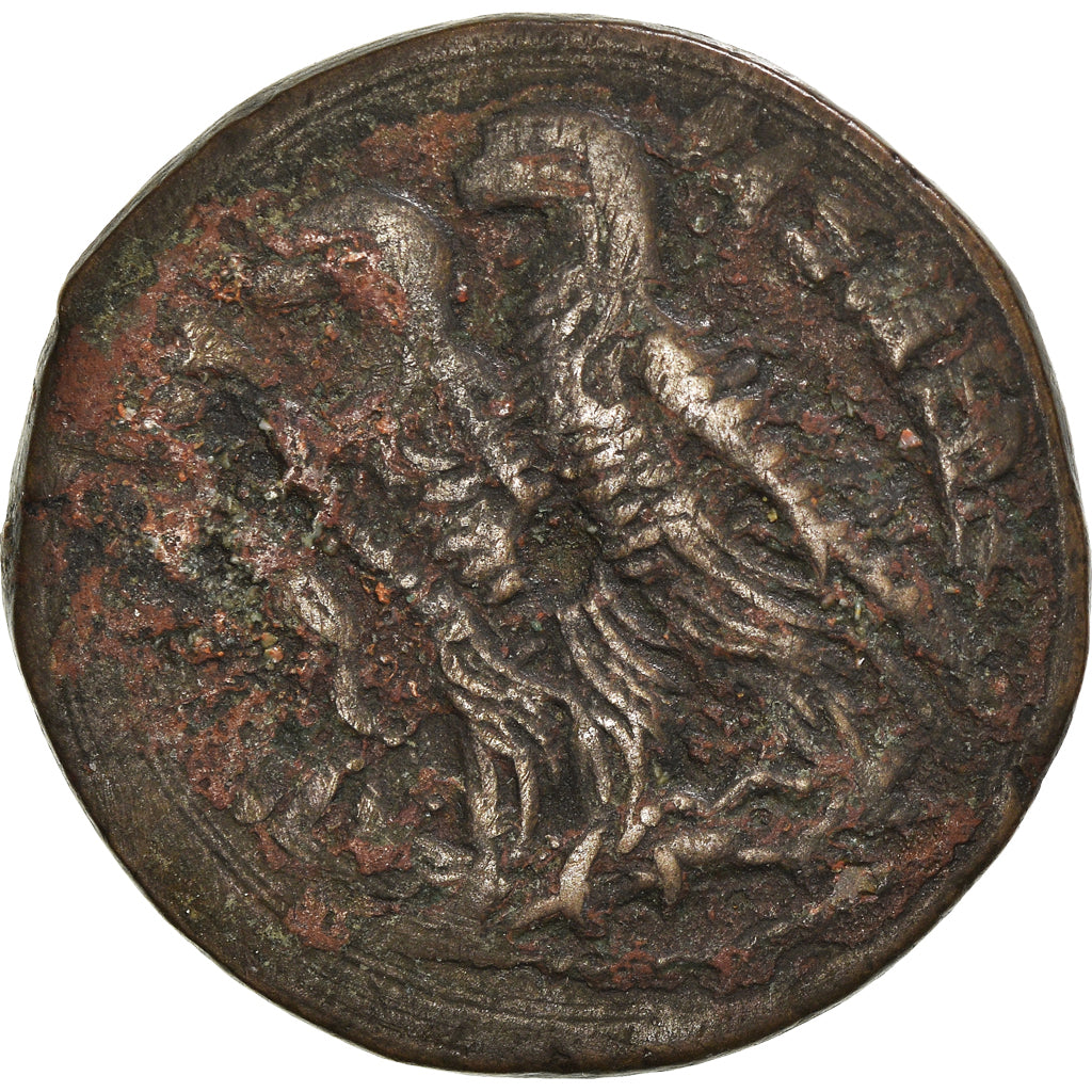 Monnaie, Égypte, Ptolemy VI, Bronze Æ, 180-176 BC, Alexandrie, TTB, Bronze