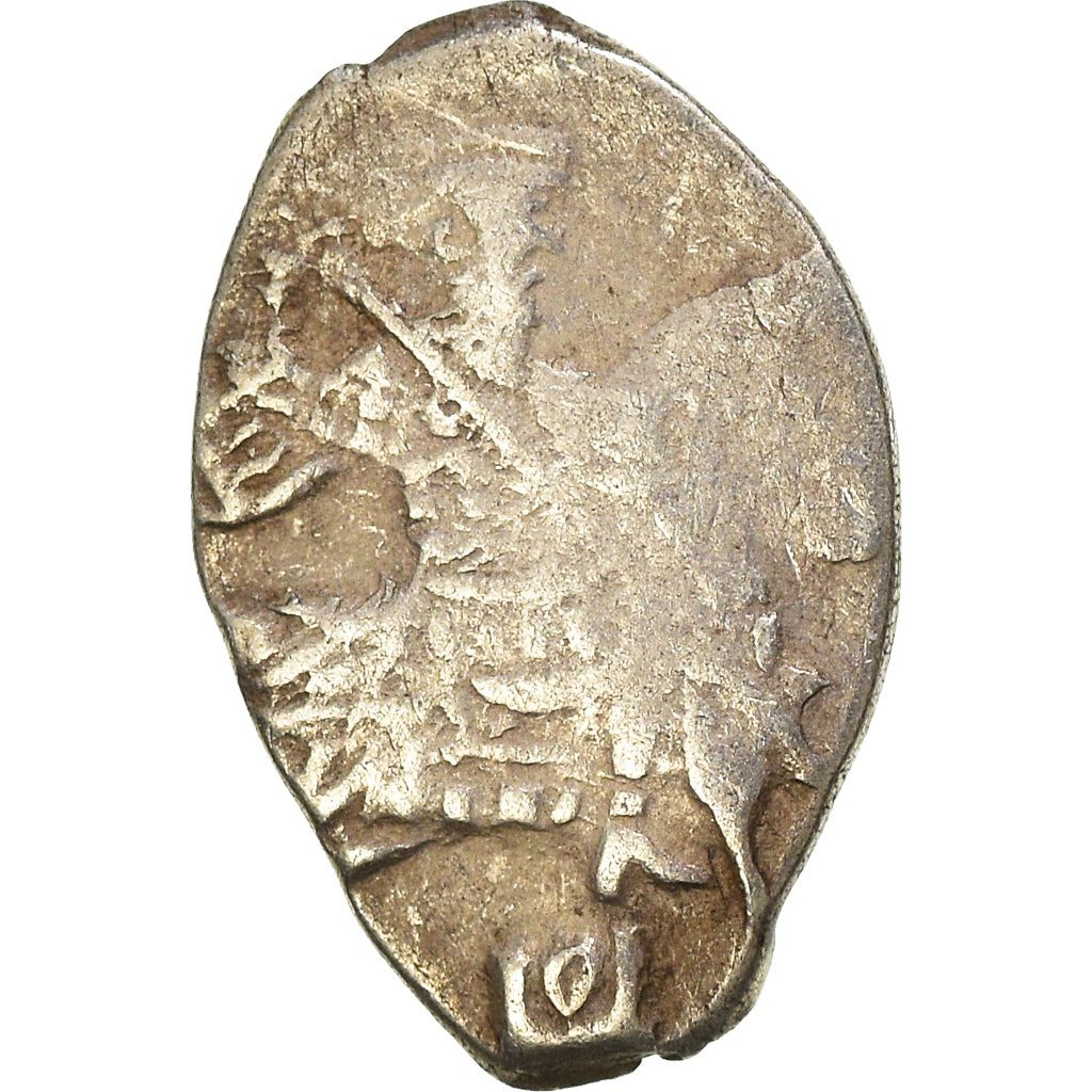 Moeda, Rússia, Boris Fyodorovich Godunov, Kopek, 1598-1605, Moscow, VF(30-35)