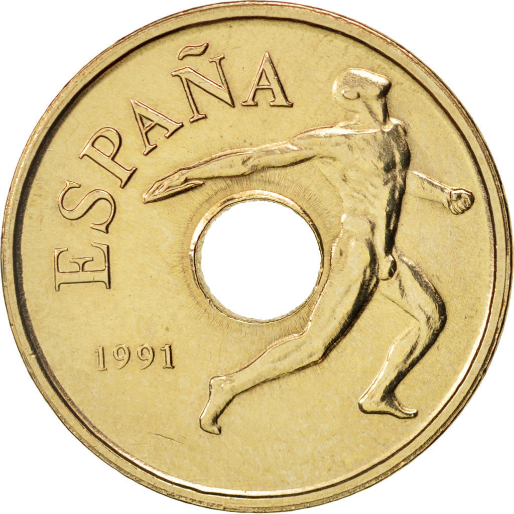 Monnaie, Espagne, Juan Carlos I, 25 Pesetas, 1991, Madrid, SUP+