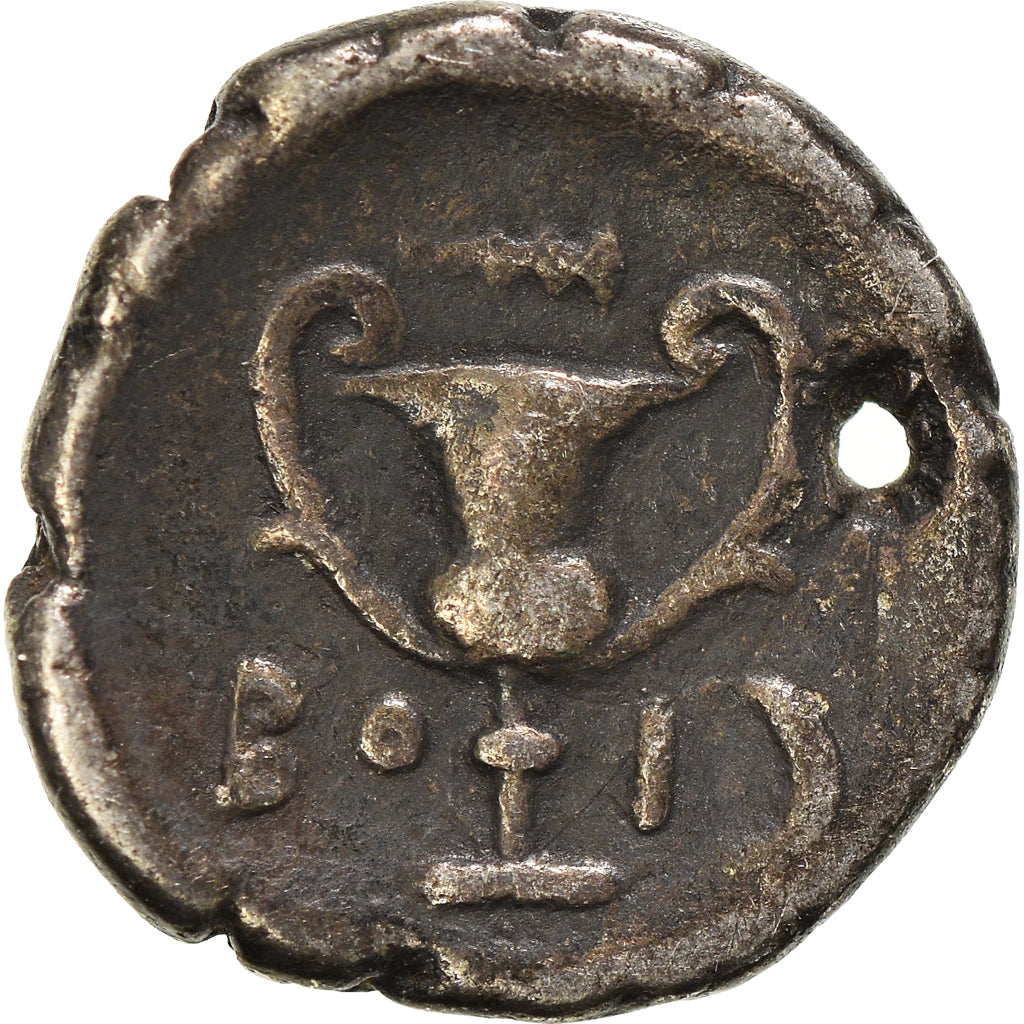 Moneta, Boeotia, Thebes, Hemidrachm, 395-340 BC, Thebes, BB, Argento