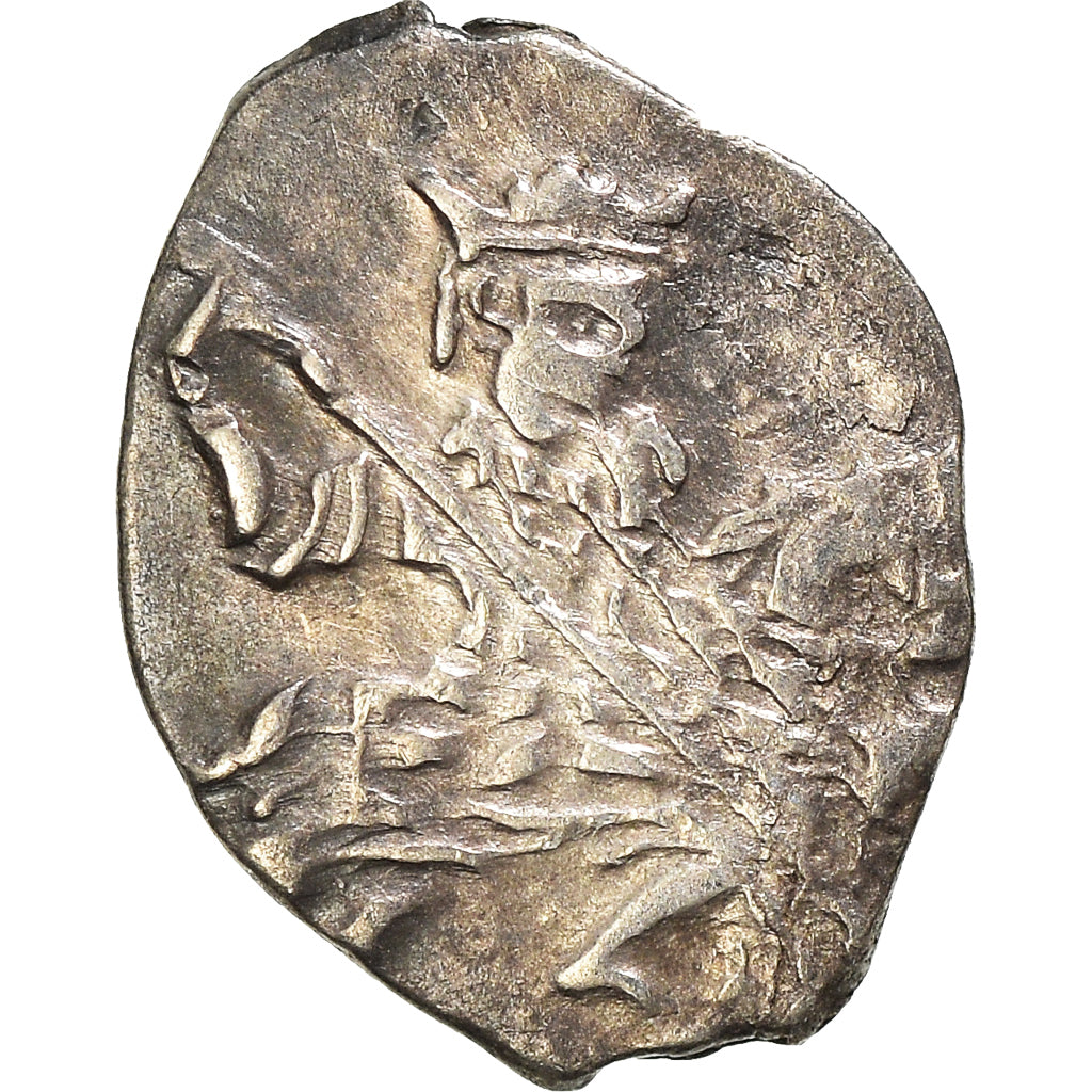 Coin, Russia, Peter I, Kopek, 1682-1725, Moscow, EF(40-45), Silver