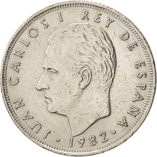 Munten, Spanje, Juan Carlos I, 25 Pesetas, 1982, ZF, Copper-nickel, KM:824