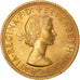 Coin, Great Britain, Elizabeth II, Sovereign, 1962, London, MS(64), Gold, KM:908