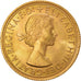 Coin, Great Britain, Elizabeth II, Sovereign, 1962, London, MS(63), Gold, KM:908