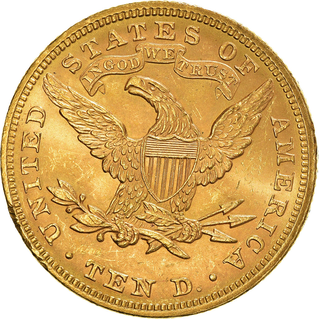 Moneta, Stati Uniti, Coronet Head, $10, Eagle, 1894, Philadelphia, SPL-, Oro