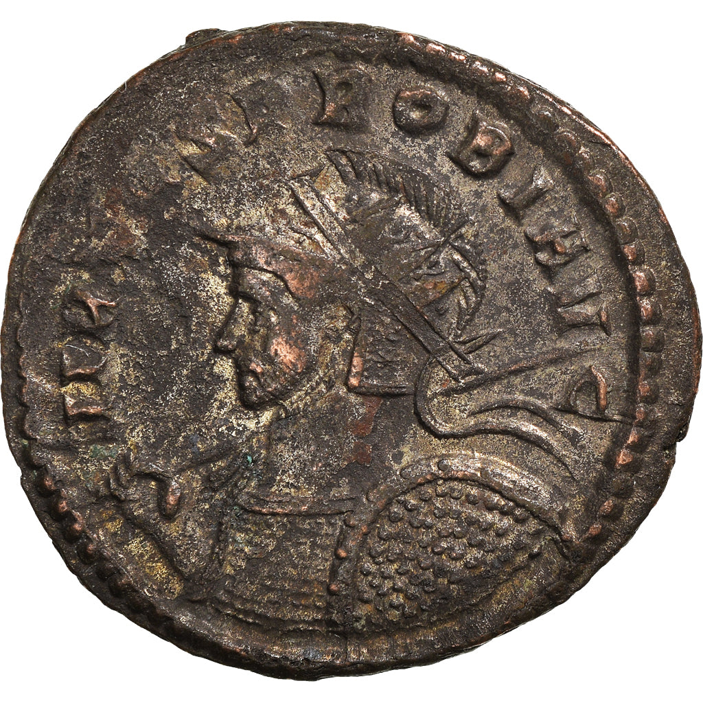 Coin, Probus, Antoninianus, 281, Ticinum, AU(50-53), Billon, RIC:509