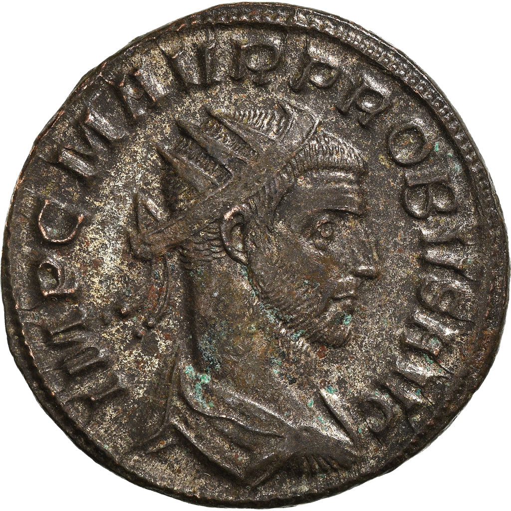 Coin, Probus, Antoninianus, 277, Siscia, AU(55-58), Billon, RIC:675