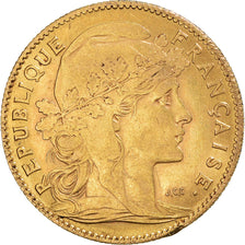 Monnaie, France, Marianne, 10 Francs, 1907, Paris, TTB+, Or, Gadoury:1017