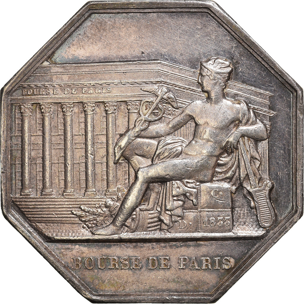França, Token, Seguros, Bourse de Paris, Courtiers de Marchandises, 1833