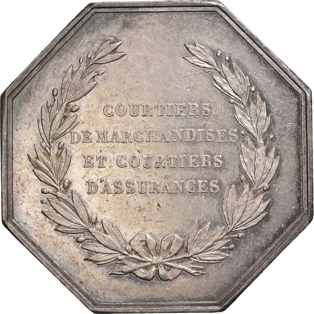 França, Token, Seguros, Bourse de Paris, Courtiers de Marchandises, 1833