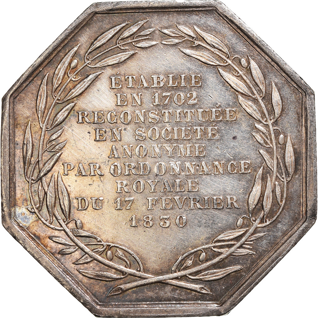 France, Medal, Manufacture Royale des Glaces de St Gobain, 1830, Gayrard