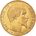 Moneda, Francia, Napoleon III, Napoléon III, 20 Francs, 1856, Strasbourg, MBC