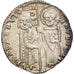Coin, Italy, VENICE, Francesco Dandolo, Grosso, 1328-1339, AU(55-58), Silver