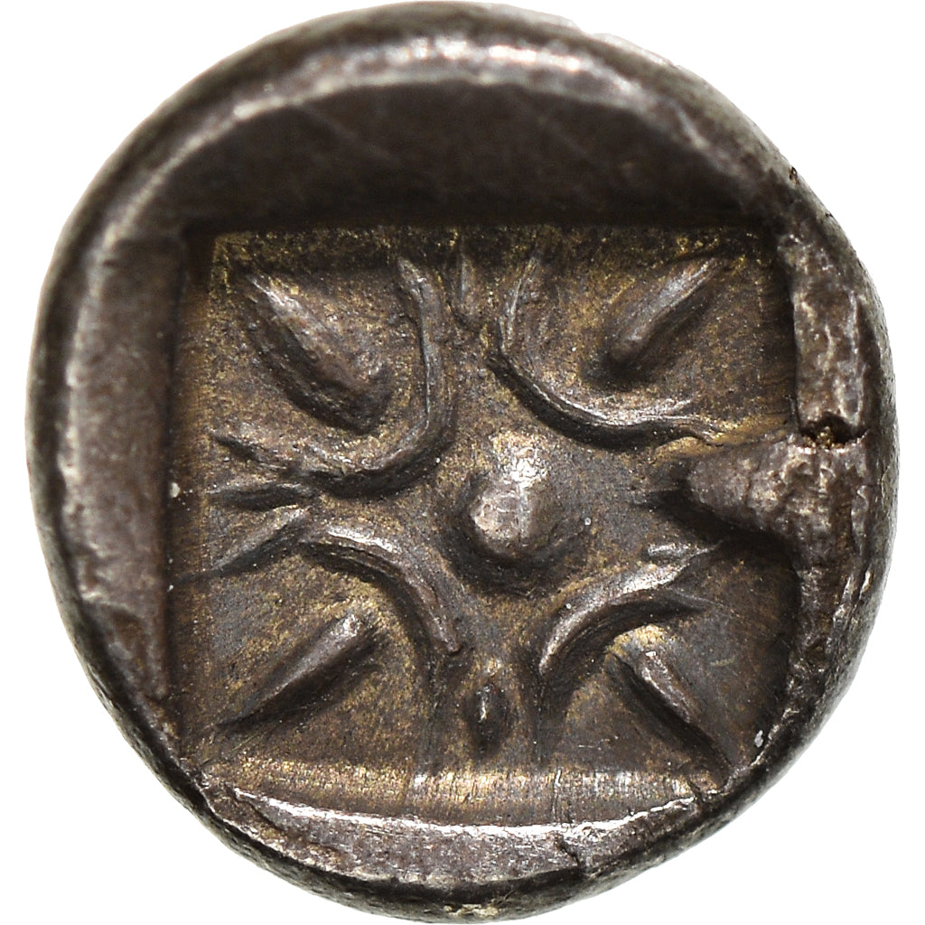 Coin, Ionia, Miletos, Obol, 510-494 BC, Miletos, MS(60-62), Silver