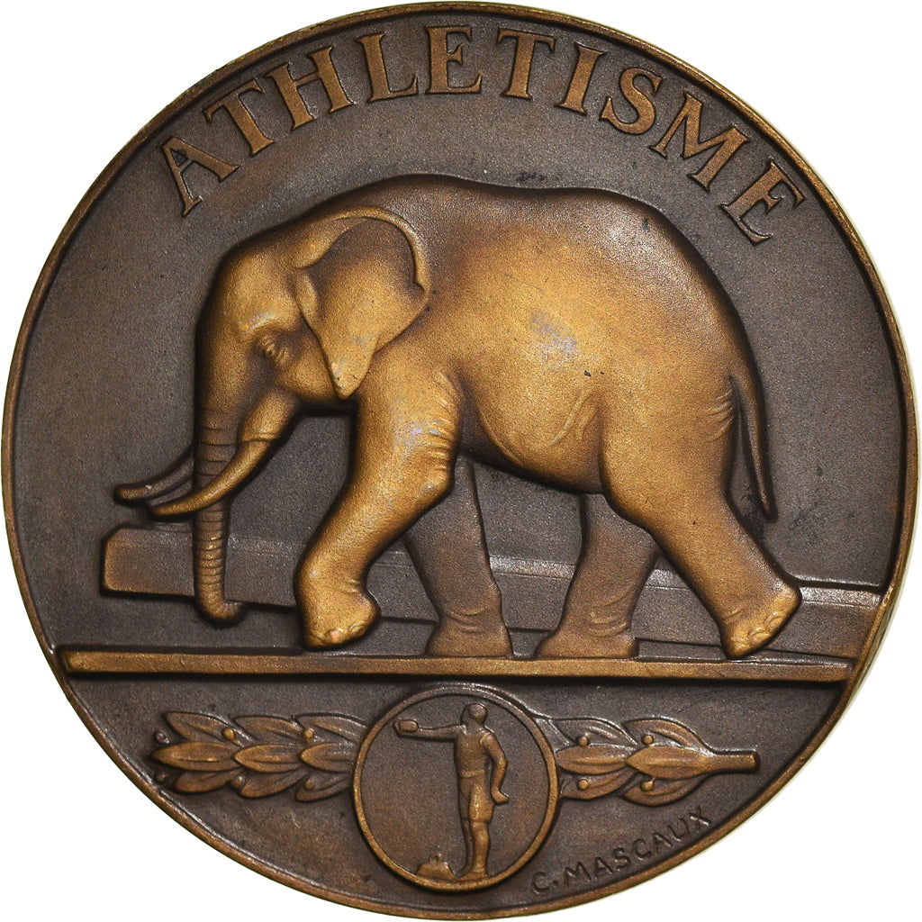 France, Medal, Athlétisme, Prix de Récompense, mascaux, MS(60-62), Bronze