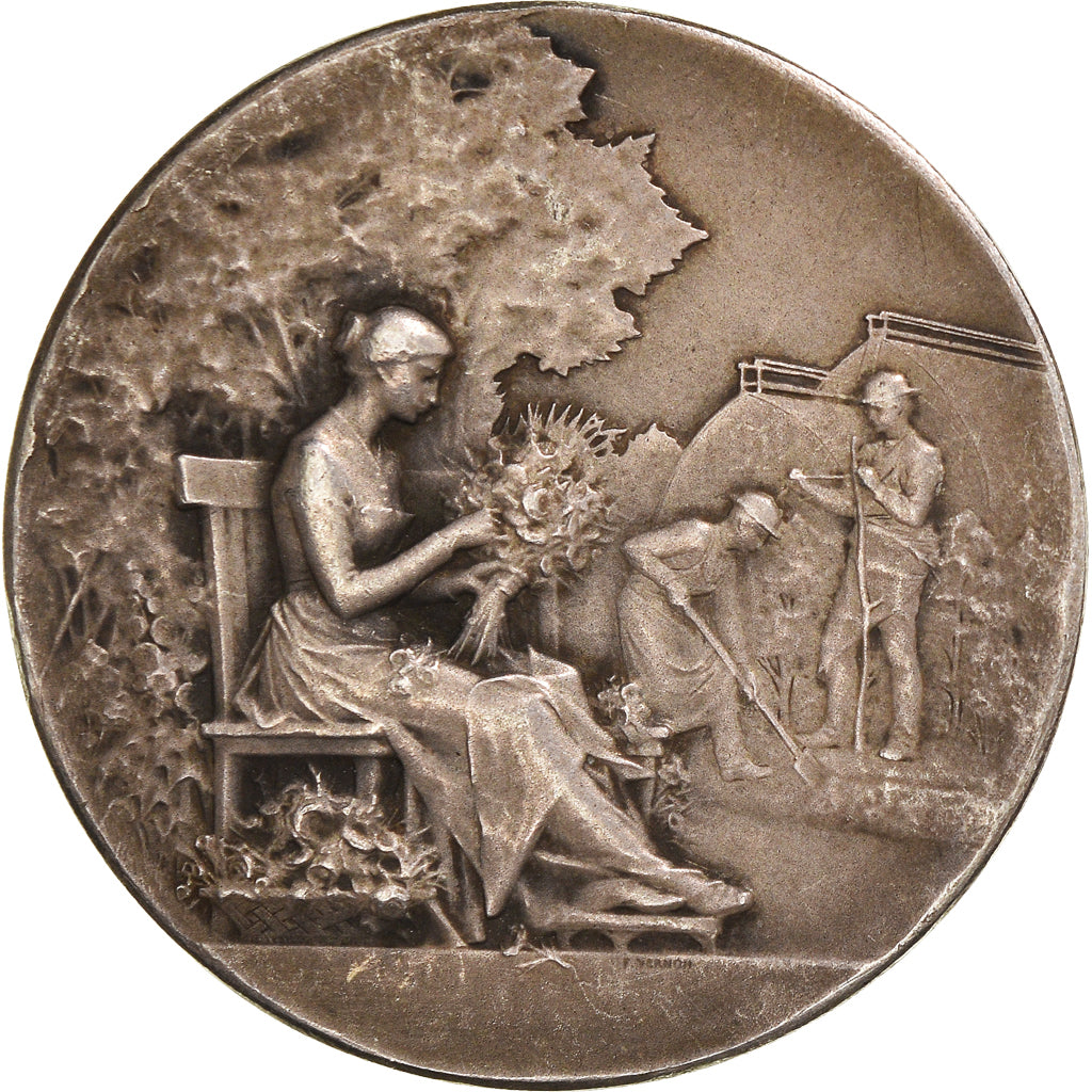 France, Médaille, Société d'Horticulture d'Orléans et du Loiret, SUP, Argent