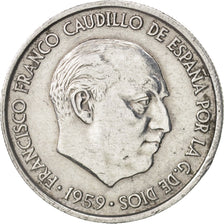 Münze, Spanien, Francisco Franco, caudillo, 10 Centimos, 1959, SS+, Aluminium