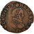 Moneda, Francia, Henri III, Double Tournois, 1579, Dijon, BC+, Cobre