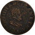 Moneta, Francia, Henri IV, Double Tournois, 1608, Paris, BB, Rame, CGKL:222