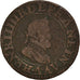 Coin, France, Henri IV, Double Tournois, 1610, Paris, F(12-15), Copper