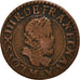 Moneta, Francja, Louis XIII, Double Tournois, 1612, Toulouse, VF(30-35), Miedź