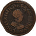 Monnaie, France, Louis XIII, Double Tournois, 1618, Lyon, TB, Cuivre, CGKL:344