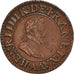 Monnaie, France, Henri IV, Double Tournois, 1606, Paris, TTB, Cuivre, CGKL:222