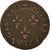 Moneda, Francia, Henri III, Henri III, Double Tournois, 1578, Paris, MBC, Cobre