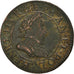 Münze, Frankreich, Henri III, Double Tournois, 1580, Paris, SS, Kupfer, CGKL:84