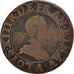 Munten, Frankrijk, Louis XIII, Double Tournois, 1615, Paris, ZG+, Koper