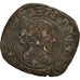 Moneta, Francia, Henri III, Double Tournois, 1589, Grenoble, MB+, Rame