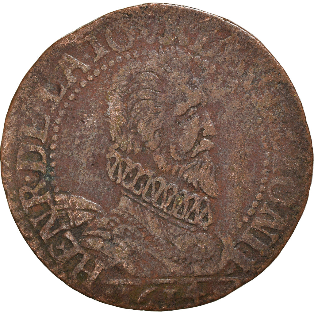 Monnaie, FRENCH STATES, BOUILLON & SEDAN, Henri de la Tour d'Auvergne, 2 Liards