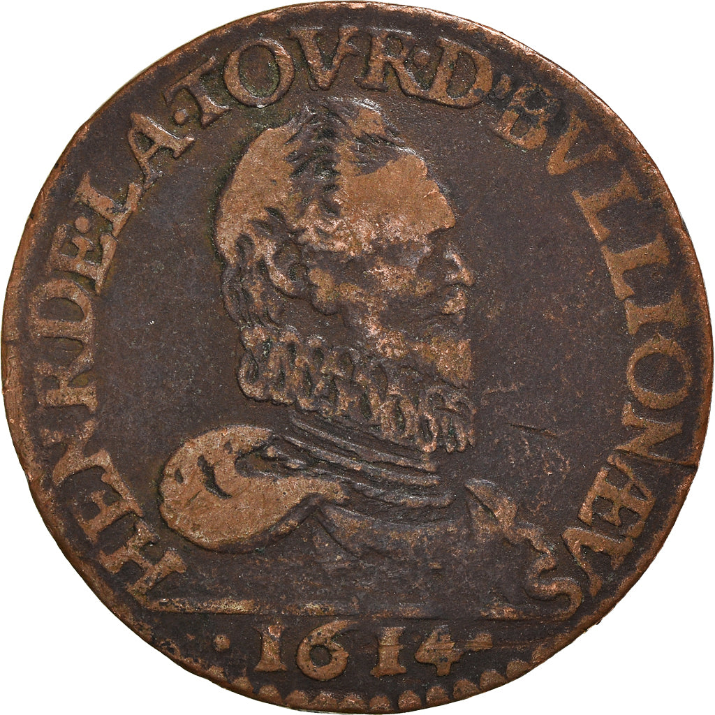 Monnaie, FRENCH STATES, BOUILLON & SEDAN, Henri de la Tour d'Auvergne, Liard